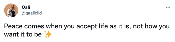 Expectations & Acceptance